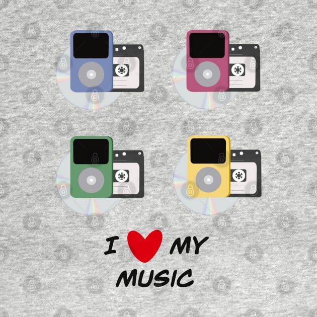 I Love My Music by Alliart